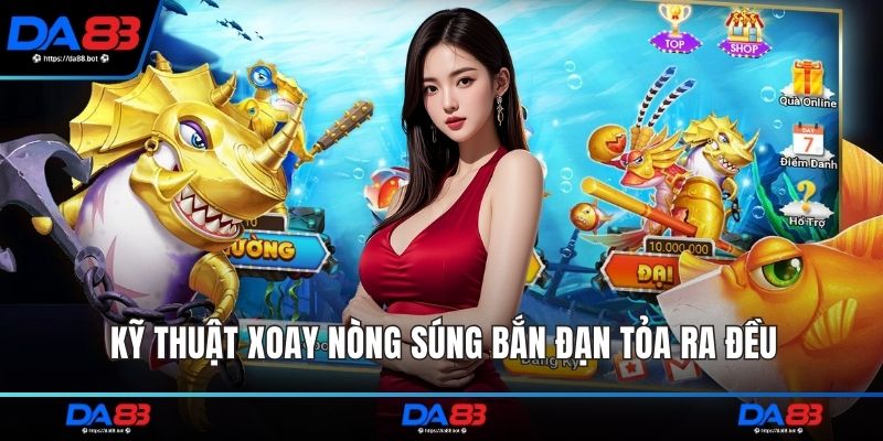 Kỹ thuật xoay nòng súng bắn đạn tỏa ra đều
